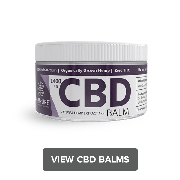 Shop CBD Balm zero THC