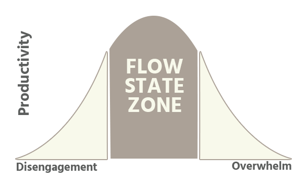Flow state zone