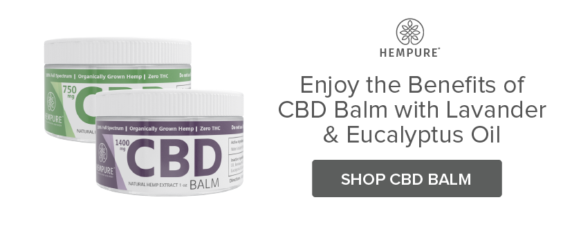 cbd balm with essential oils