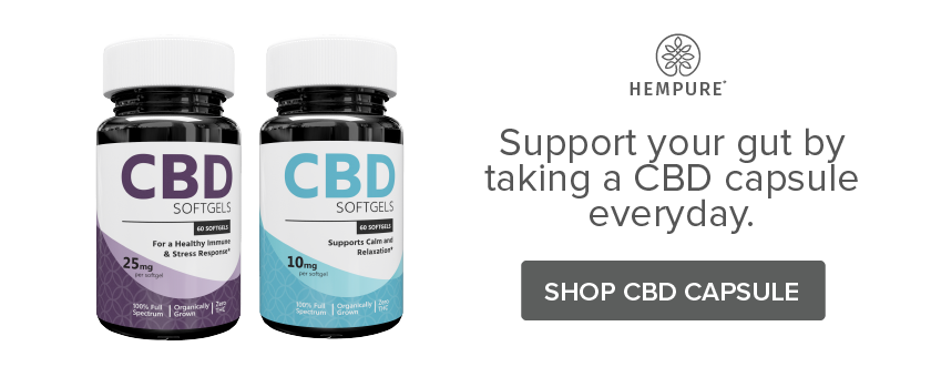 Shop CBD Capsules to Support your Gut