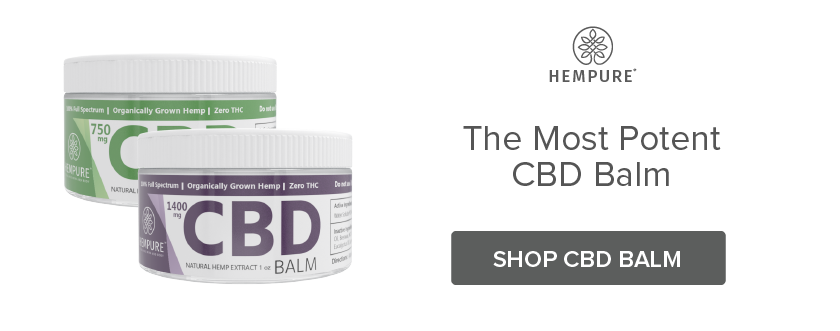 Shop CBD Balm zero THC